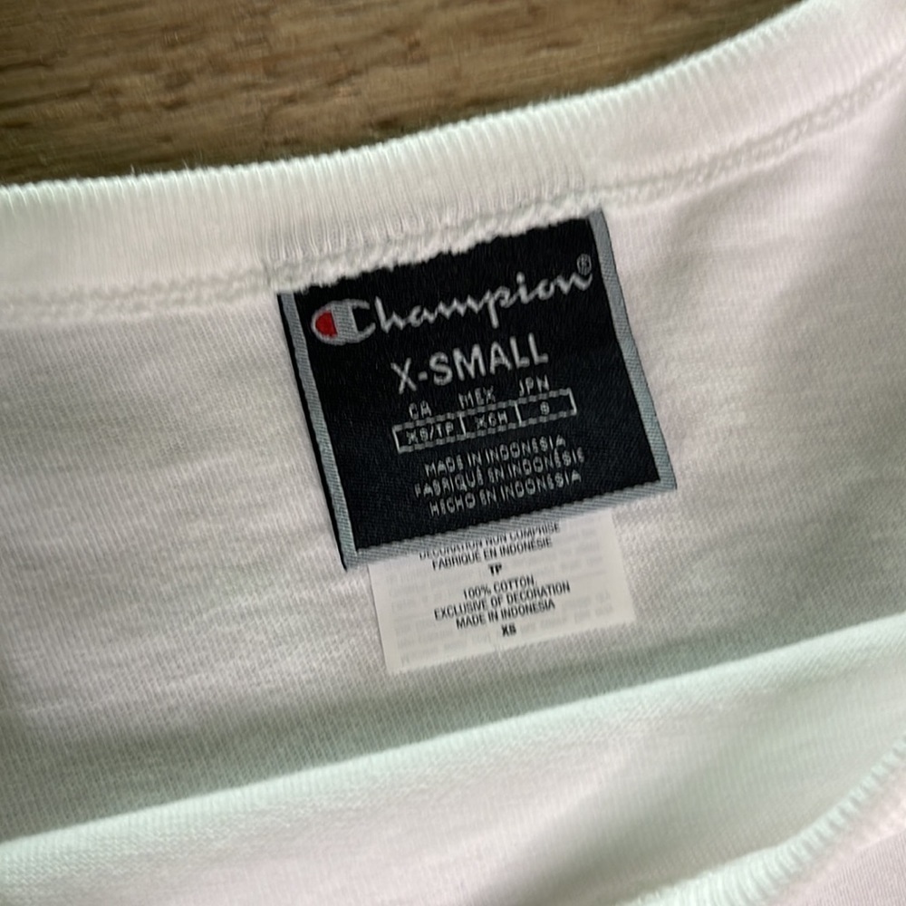Champion Women's Heritage Cropped Tee, Left Chest - Picture 5 of 5